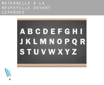 Maternelle à  La Neuveville-devant-Lépanges