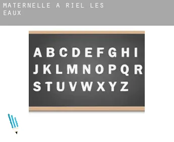 Maternelle à  Riel-les-Eaux