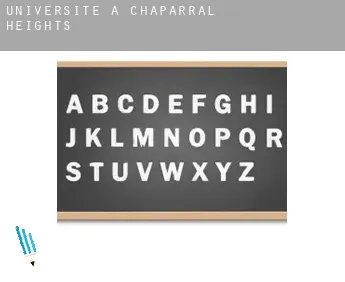 Universite à  Chaparral Heights