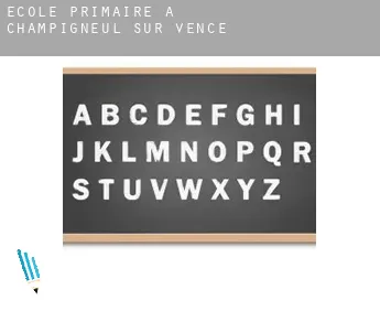 École primaire à  Champigneul-sur-Vence