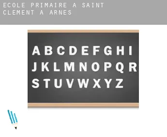 École primaire à  Saint-Clément-à-Arnes