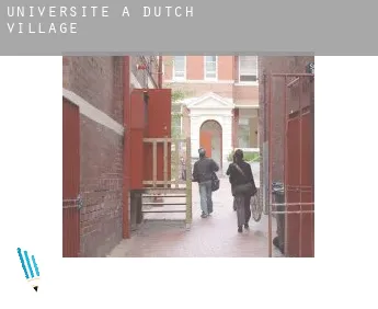 Universite à  Dutch Village