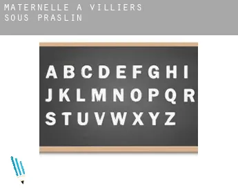 Maternelle à  Villiers-sous-Praslin