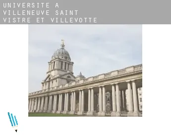 Universite à  Villeneuve-Saint-Vistre-et-Villevotte