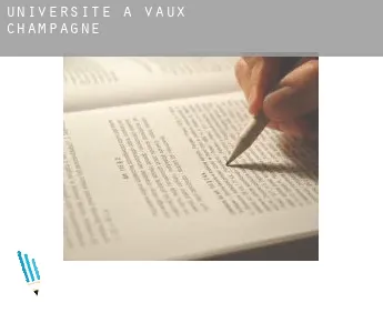 Universite à  Vaux-Champagne