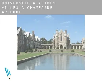 Universite à  Autres Villes à Champagne-Ardenne