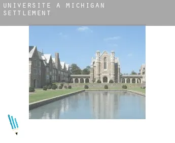Universite à  Michigan Settlement